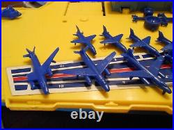 1960s Vintage Remco Mighty Matilda aircraft carrier toy + planes sailors rafts