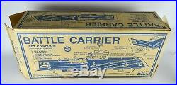 1980's Tim Mee Toy Co. Giant BATTLE CARRIER Aircraft Toy Floating Wheels Plastic
