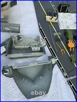 1985 G. I. JOE USS FLAGG AIRCRAFT CARRIER (99% complete!) Includes Instructions