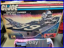 1985 G. I. JOE USS FLAGG AIRCRAFT CARRIER Complete including box and instructions