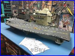 1985 G. I. Joe USS Flagg Aircraft Carrier 90-95% Complete Vintage