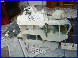 1985 GI JOE USS FLAGG Vintage ORIGINAL Vehicle Aircraft Carrier 99% COMPLETE SET