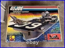 1985 GI JOE USS FLAGG aircraft carrier. 100% complete! Paperwork, mic, Keel Haul