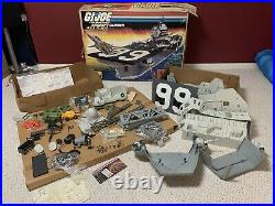 1985 GI Joe Aircraft Carrier U. S. S. Flagg Complete with Box And Inserts 99%