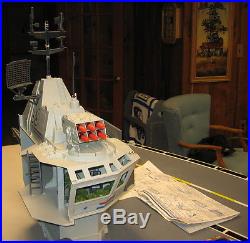 1985 GI Joe USS Flagg Aircraft Carrier with Admiral Keel-Haul, Near Complete