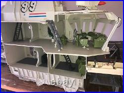 1985 GI Joe USS Flagg Aircraft Carrier with box 80-90% complete
