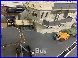 1985 USS FLAGG GI JOE AIRCRAFT CARRIER 98% Complete All Original With Keel Haul