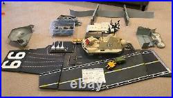 1985 USS FLAGG GI JOE AIRCRAFT CARRIER with INSTRUCTIONS! FREE SHIPPING