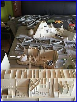 1985 Vintage GI Joe USS Flagg Aircraft Carrier G. I. Over 95% Complete Parts Lot
