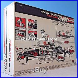 1985 Vintage GI Joe USS Flagg Aircraft Carrier Keel Haul Playset Complete with Box