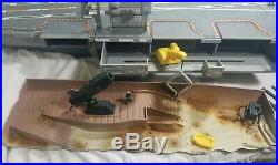 1998 Galoob MicroMachines Military Aircraft Carrier Playset 99% Complete