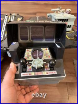 (2) 2001 GI Joe Motorized USS Saratoga Aircraft Carrier Ship WORKING