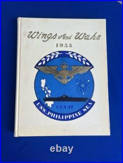 2 USS Philippine Sea US Navy Aircraft Carrier 1995 & 57 Cruise Book CVA CVS 47