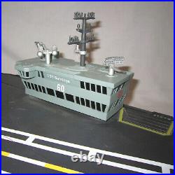 2001 GI JOE USS Saratoga Motorized Aircraft Carrier Ship with 10 Airplanes