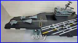 2001 Vtg GI Joe USS Saratoga MOTORIZED Aircraft Carrier withPLANES Excellent