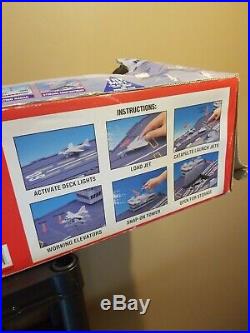 2002 G. I. Joe USS Saratoga Motorized Aircraft Carrier Sealed In Box