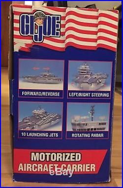 2002 Hasbro Gi Joe Uss Saratoga Motorized Aircraft Carrier Playset Nib