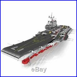 2126PCS Military Army Aircraft Carrier Liaoning Building Block Model Toy New Set