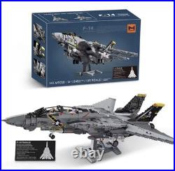 2453PCS F-14 Tomcat two-seat carrier-based fighter building block kit