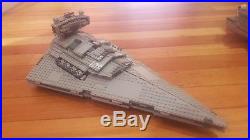 3 lego sets already built 2 star wars sets & 1 small aircraft carrier