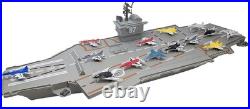 30 Interactive Aircraft Carrier with 14 Fighter Jets, Lights & Sounds for Kids