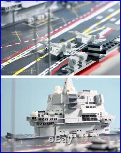 3010PCS Army Military PLA Navy Shandong Aircraft Carrier Building Blocks Model