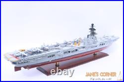 39.7 HMAS MELBOURNE (R21) 1955 aircraft carrier model (101 cm) Wooden crafts 39.7 HMAS MELBOURNE (R21) 1955 aircraft carrier model (101 cm) Wooden crafts
