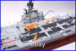39.7 HMAS MELBOURNE (R21) 1955 aircraft carrier model (101 cm) Wooden crafts 39.7 HMAS MELBOURNE (R21) 1955 aircraft carrier model (101 cm) Wooden crafts