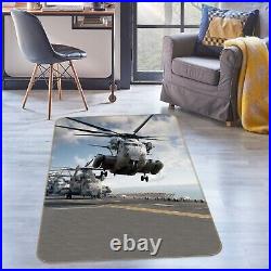 3D Aircraft Carrier 771 Non Slip Rug Mat Room Mat Elegant Photo Carpet Coco