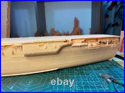 3D Printed 1/200 French Navy Aircraft Carrier Béarn HULL Version Model Kit