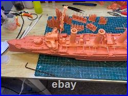 3D Printed 1/200 Imperial Russian/Soviet Bogatyr class Oleg cruiser (full hull)