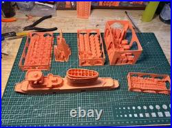 3D Printed 1/200 Italian Skyhawk Aircraft Carrier Excluding the hull Model Kit