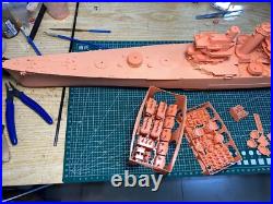 3D Printed 1/200 USS Helena (CL-50) Brooklyn class light cruiser (full hull)