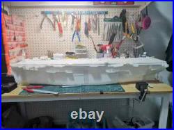 3D Printed 1/200 WWII U. S. Borg Class Escort Aircraft Carrier Model Kit 41.3 in