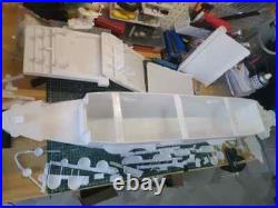 3D Printed 1/200 WWII U. S. Borg Class Escort Aircraft Carrier Model Kit 41.3 in