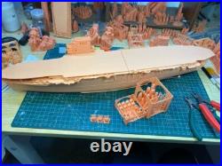3D Printed 1/350 French Navy Aircraft Carrier Béarn Unpainted Model Kit 3D Printed 1/350 French Navy Aircraft Carrier Béarn Unpainted Model Kit