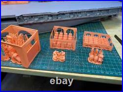 3D Printed 1/350 US Navy Midway Class Aircraft Carrier Unpainted Model Kit