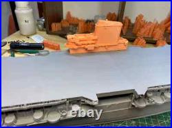 3D Printed 1/350 US Navy Midway Class Aircraft Carrier Unpainted Model Kit