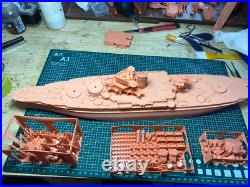 3D Printed 1/350 WWI USS Pennsylvania Battleship (full hull) Unpainted model kit 3D Printed 1/350 WWI USS Pennsylvania Battleship (full hull) Unpainted model kit