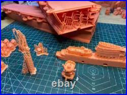 3D Printed 1/350 WWII Italian Navy RM Aquila Aircraft Carrier Model Kit 3D Printed 1/350 WWII Italian Navy RM Aquila Aircraft Carrier Model Kit