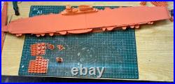 3D Printed 1/350 WWII Italian aircraft carrier Aquila(Eagle) waterline/full hull