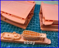 3D Printed 1/350 WWII Italian aircraft carrier Aquila(Eagle) waterline/full hull
