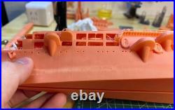 3D Printed 1/350 WWII Italian aircraft carrier Aquila(Eagle) waterline/full hull