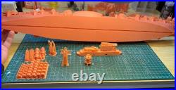 3D Printed 1/350 WWII Italian aircraft carrier Aquila(Eagle) waterline/full hull