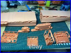 3D Printed 1/350 WWII U. S. Navy Saratoga Aircraft Carrier CV-3 Model Kit NEW