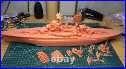 3D Printed 1/350 WWII USS Colorado BB-45 Battleship 1944 (full hull)