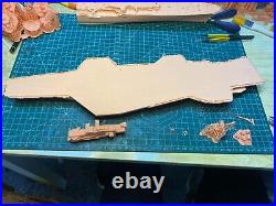 3D Printed 1/550 1/542 Midway CVA-41 Aircraft Carrier 1991(full hull/waterline)
