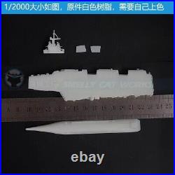 3D Printed 1/700/1250/2000 France Charles de Gaulle Aircraft Carrier Model Kit