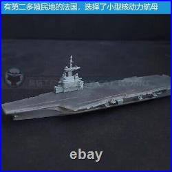 3D Printed 1/700/1250/2000 France Charles de Gaulle Aircraft Carrier Model Kit