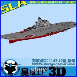 3D Printed 1/700/1250/2000 Soviet Union Kiev 1143.42 Aircraft Carrier Model Kit